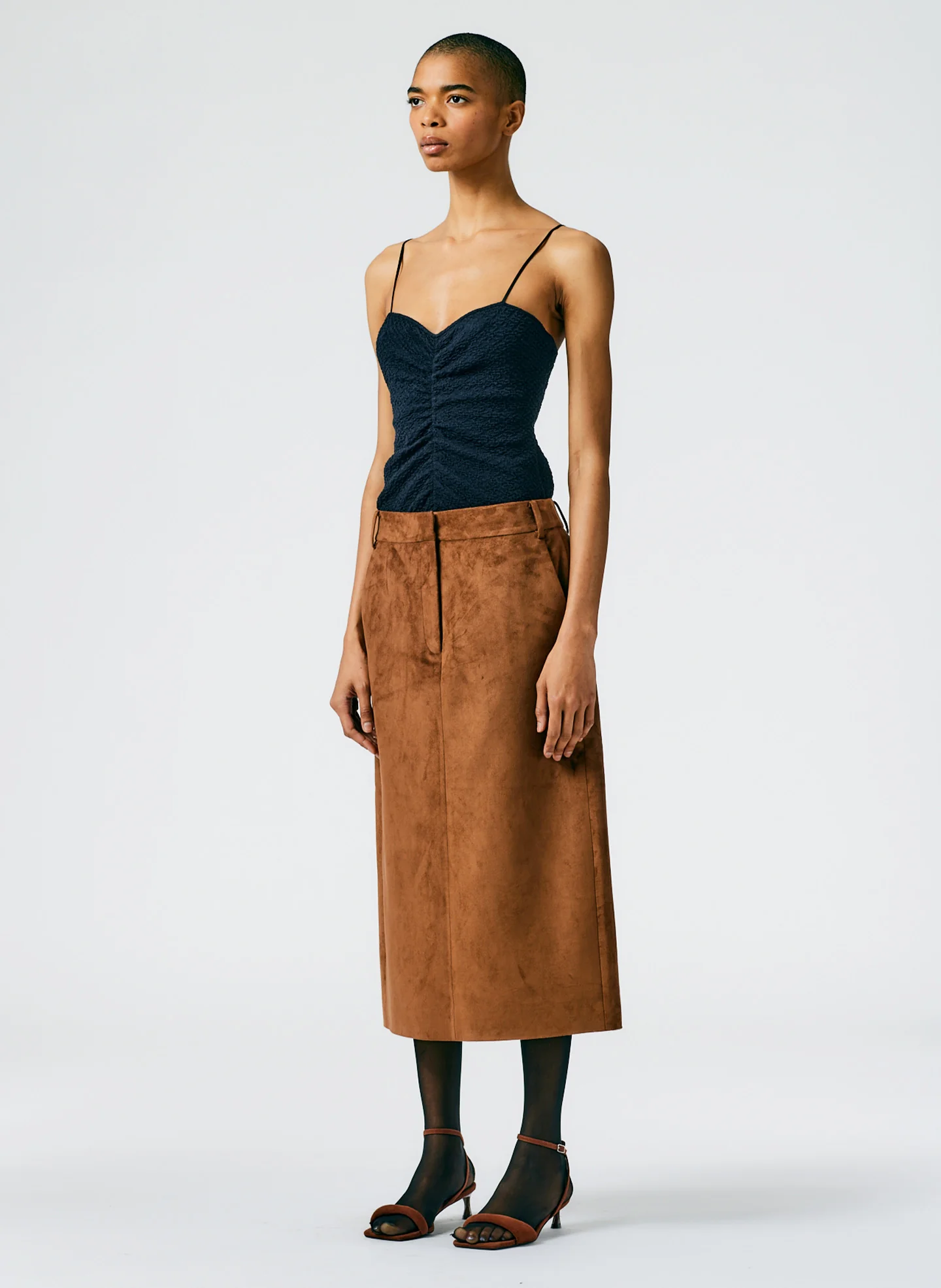 Ultrasuede Midi Trouser Skirt - Image 4