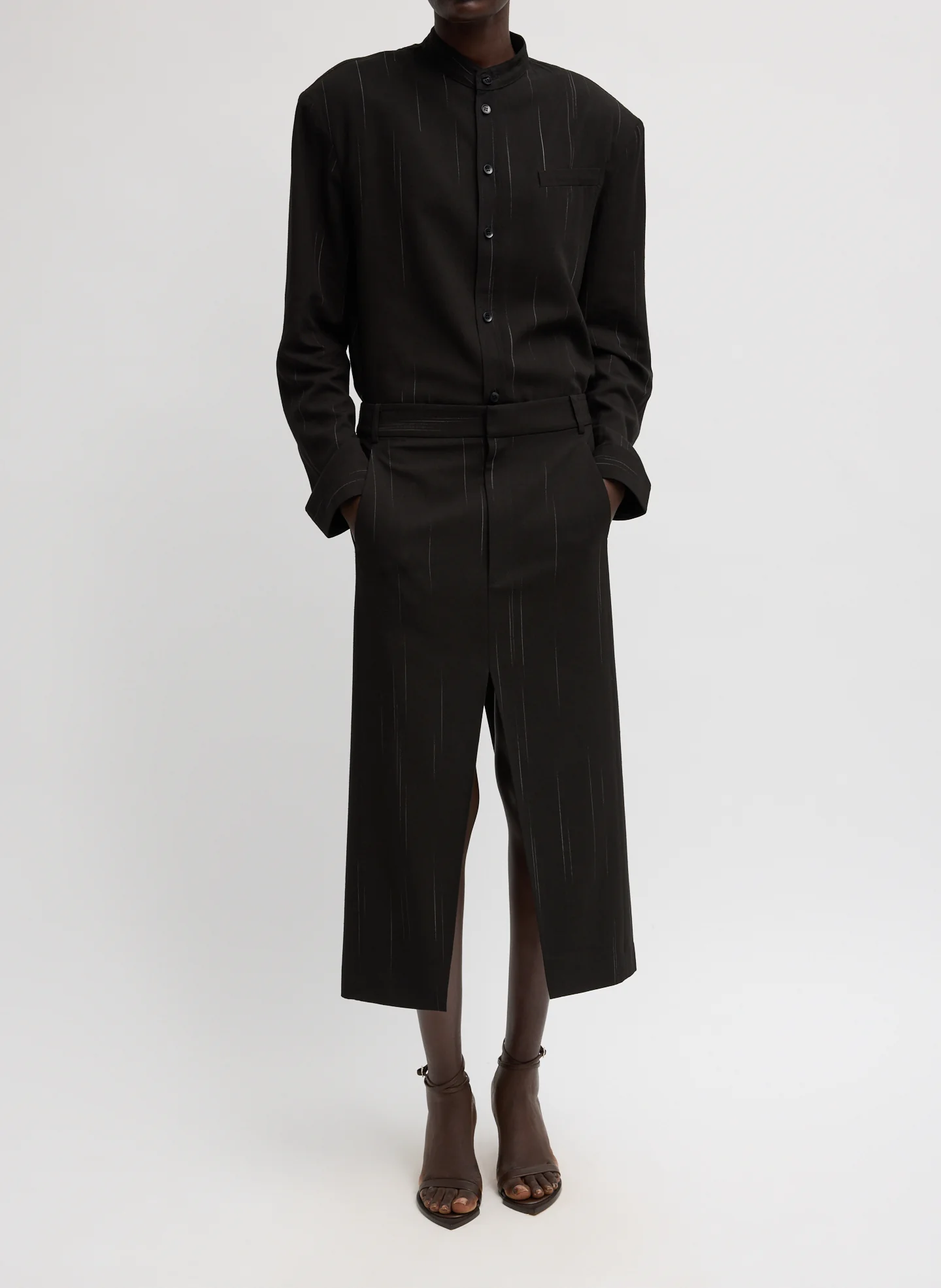 Viscose Suiting Detached Shirt - Image 6